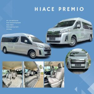 sewa mobil toyota hiace premio di Bali