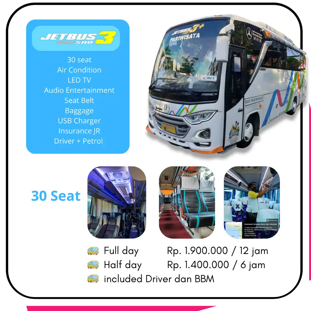 Sewa Bus 30 Seat di Bali