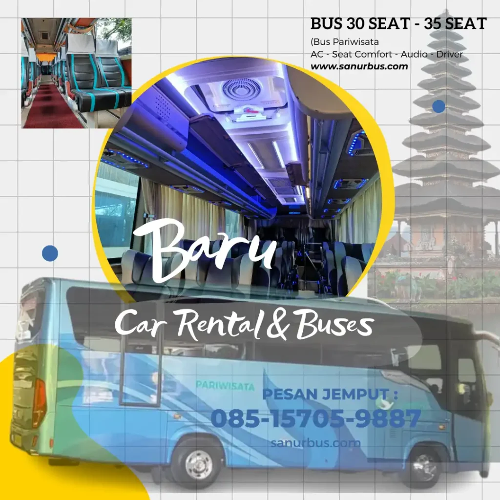 jika anda mencari tempat mau sewa bus di tempat kami bus 30 hingga 45 seat semua bus pariwisata di bali