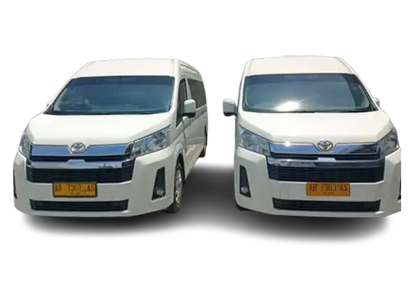Sewa Hiace murah di Bali dengan supir profesional, harga terjangkau, dan armada bersih untuk tour dan acara.